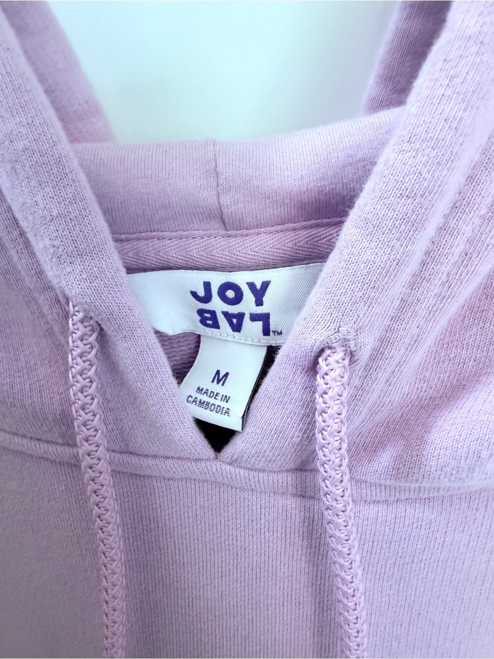 JoyLab Lavender Lace-Accent Oversize Hoodie - Picture 2 of 4
